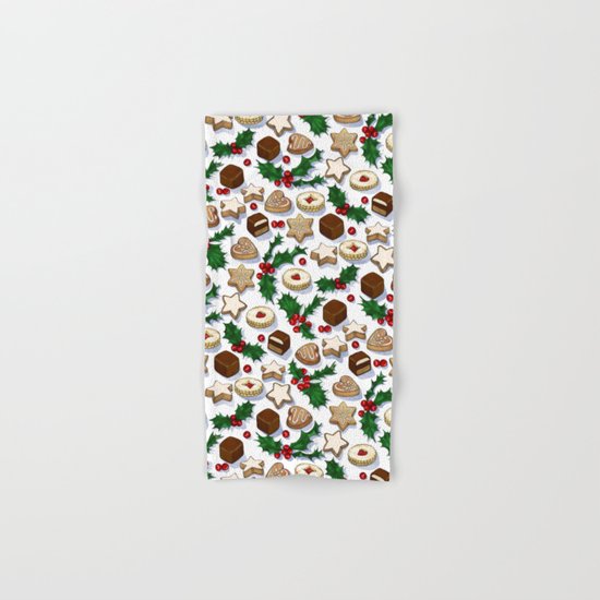 Christmas Treats and Cookies Hand & Bath Towel