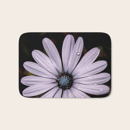Daisy Mauve Bath Mat