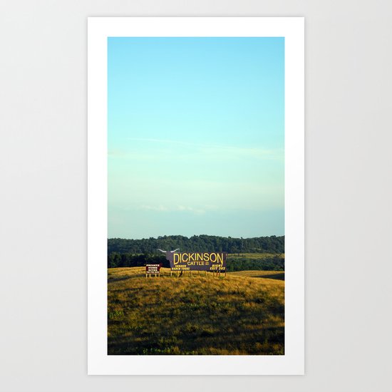 hill top Art Print