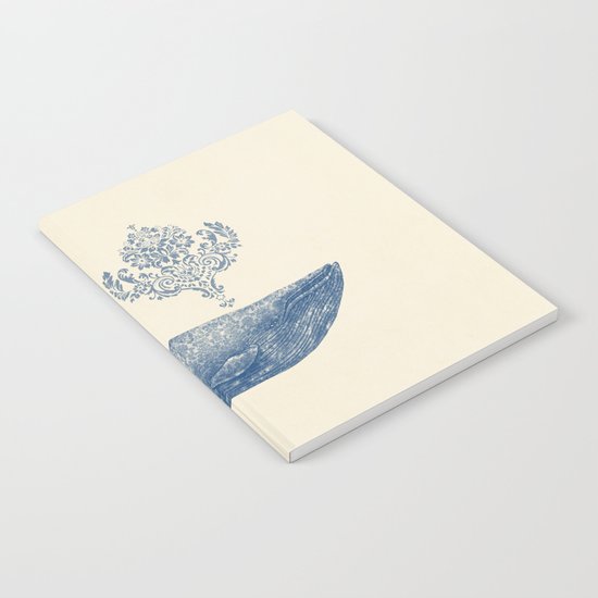 The Damask Whale Notebook