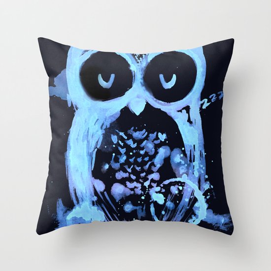 Too Early Bird Throw Pillow