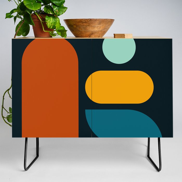 6 Abstract Geometric Shapes 211229 Credenza