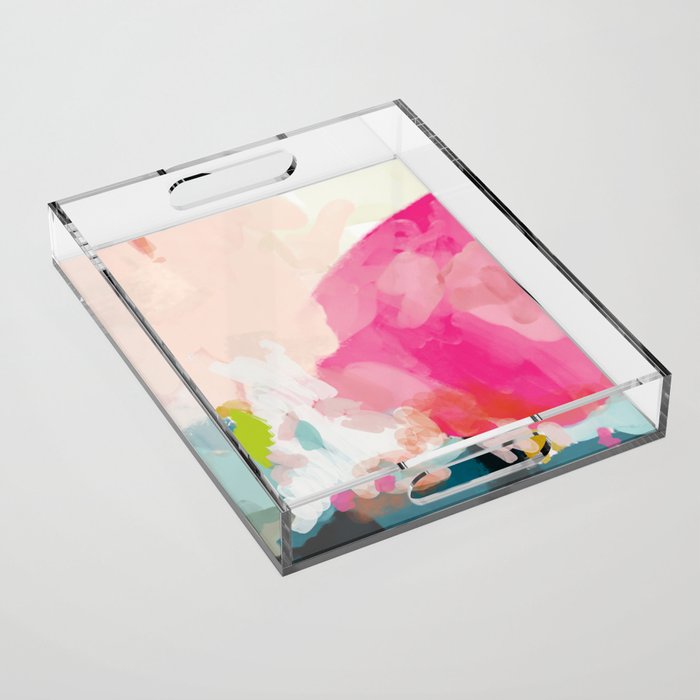 pink sky Acrylic Tray