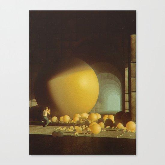 SKINBALL WORSHIP (everyday 06.15.16) Canvas Print