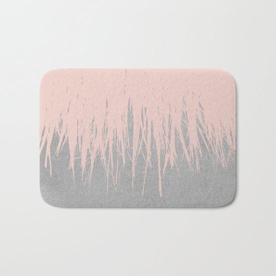 Concrete Fringe Dogwood Bath Mat