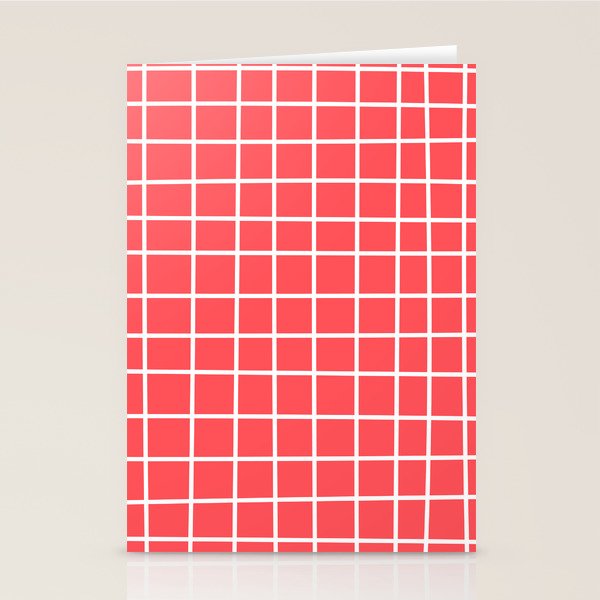 Grid Drawing Stationery Cards by tinygraphy Society6