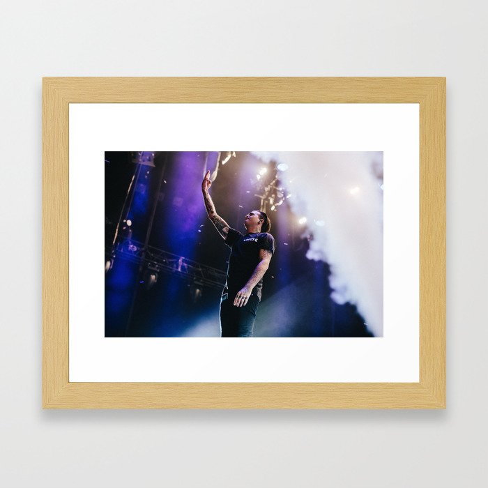 Joel Birch - The Amity Affliction Framed Art Print