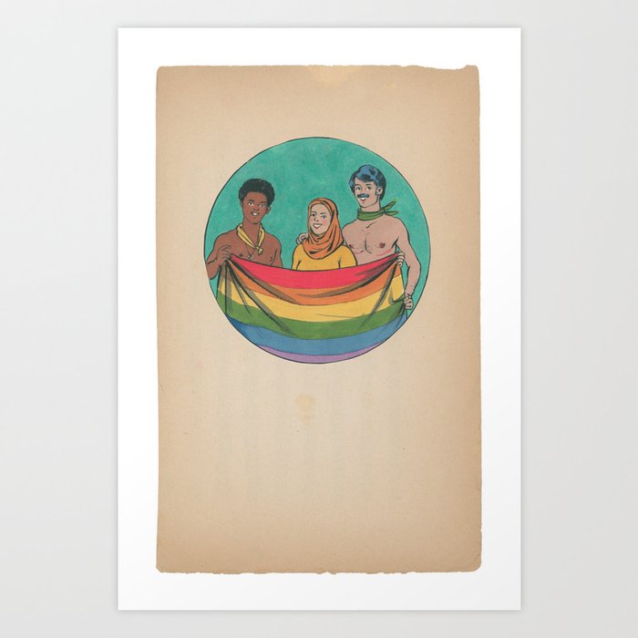 Orgullo LGBTTIQ Art Print
