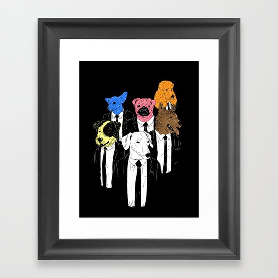 Off the Reservoir Framed Art Print