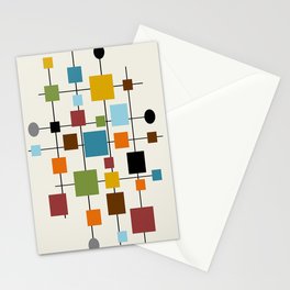 Mid-Century Modern Art 1.3 Stationery Card