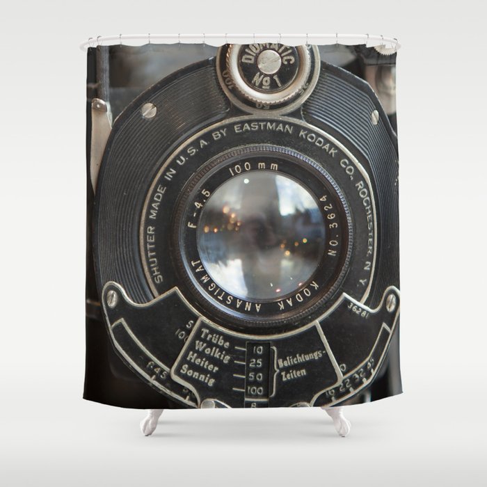 Photographers Dream Ii Vintage Camera Shower Curtain By Sticker69de Society6