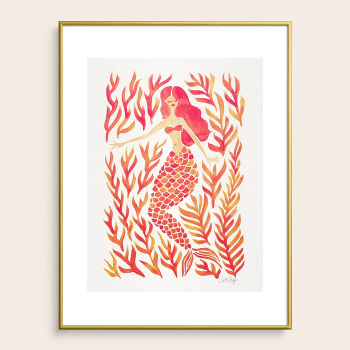 Kelp Forest Mermaid – Peach Palette