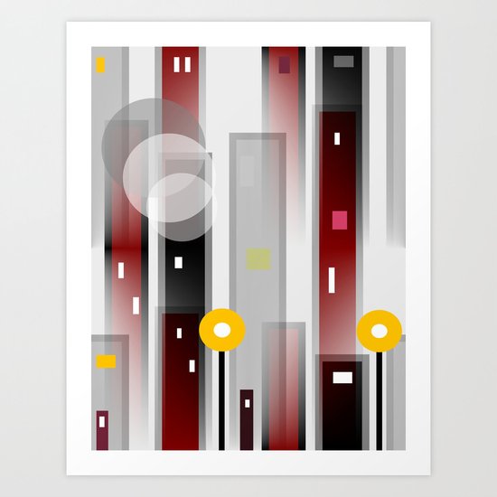 Moving On Up Art Print