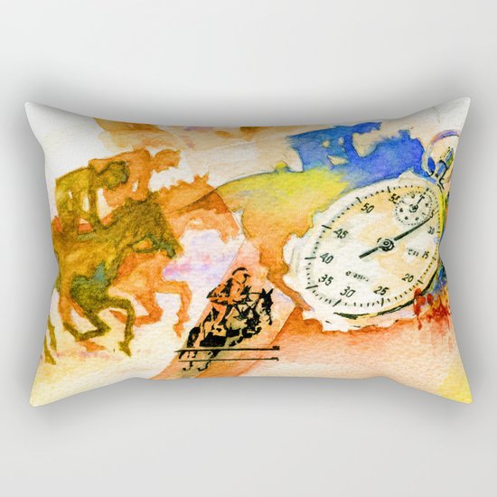 Riders Rectangular Pillow