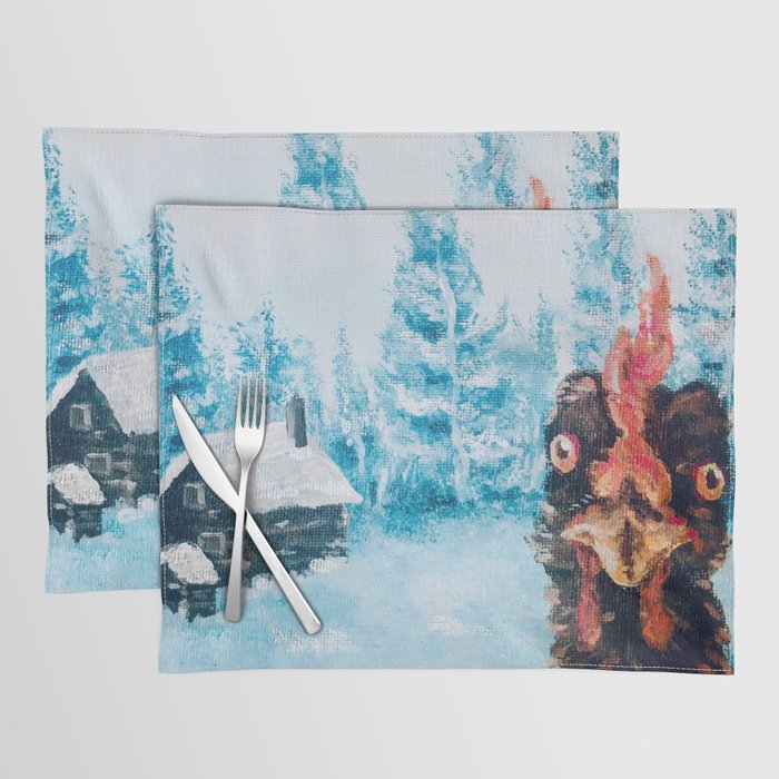 Chickens in Finland Placemat