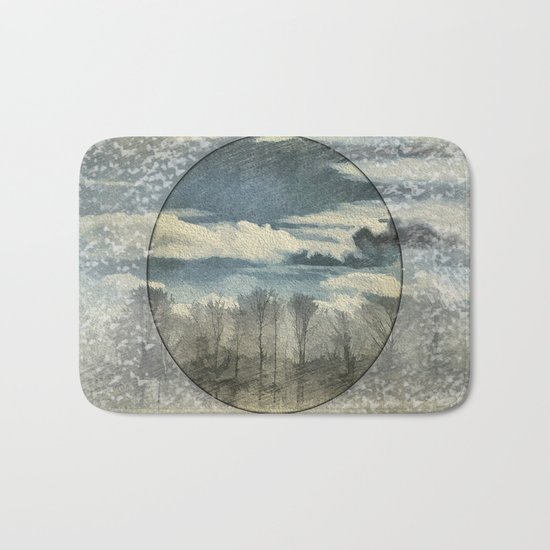 Circle Of Life Mirror Landscape Bath Mat