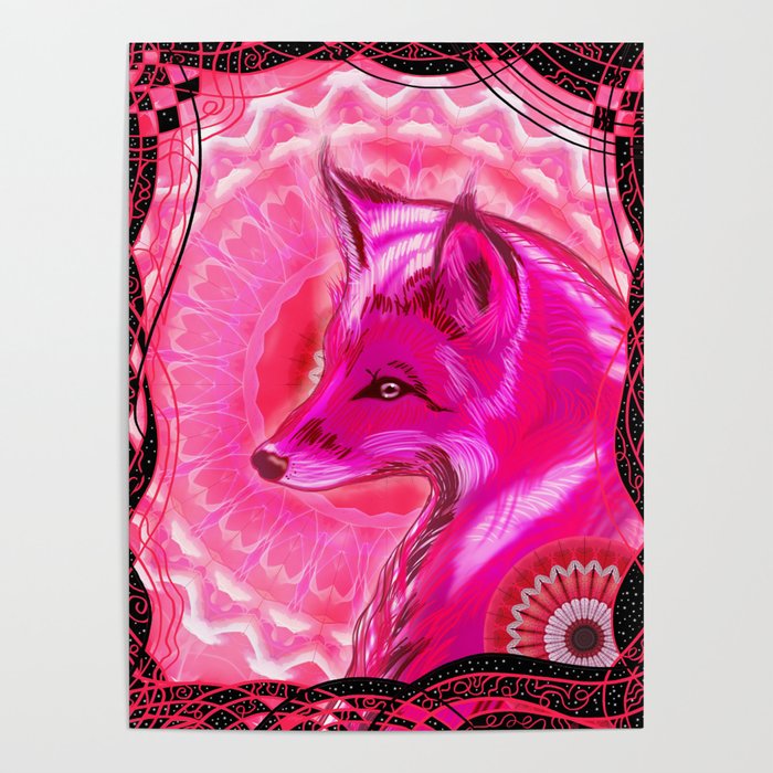 The Pink Fox Poster