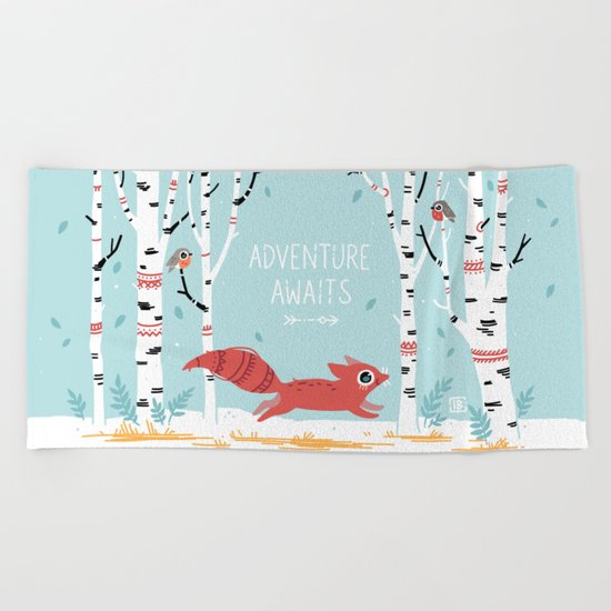 Adventure Awaits Beach Towel