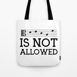 Decaf is not allowed Tote Bag