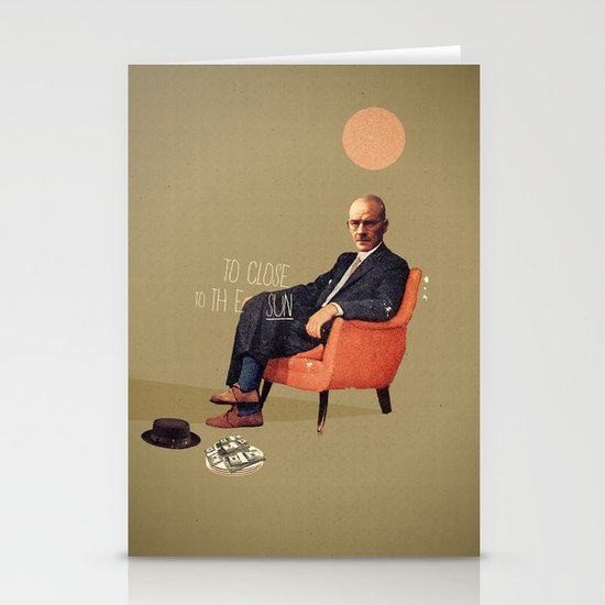 Flying Too Close To The Sun | Breaking Bad | Collage Stationery Cards