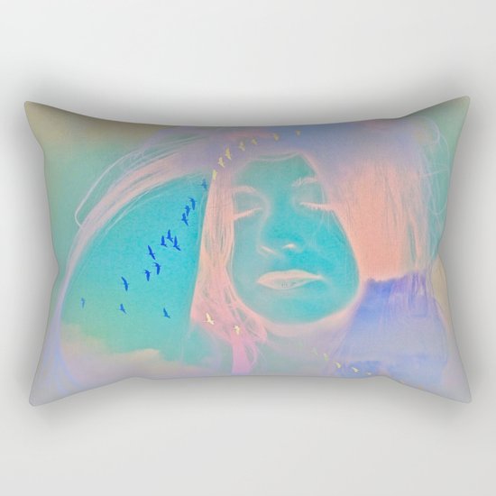 Kiss me just once again and I'll be on my way Rectangular Pillow