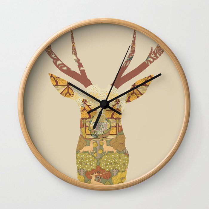Stag Wall Clock