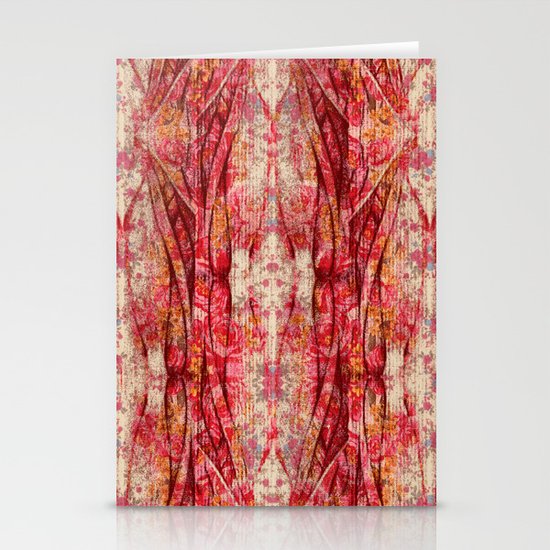 Ripped and Rosy Stationery Cards
