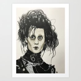 Edward Scissorhands Art Prints For Any Decor Style Society6