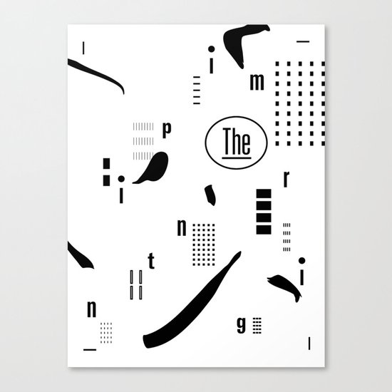 The Imprinting Canvas Print