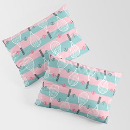 Colorful seamless tennis pattern Pillow Sham