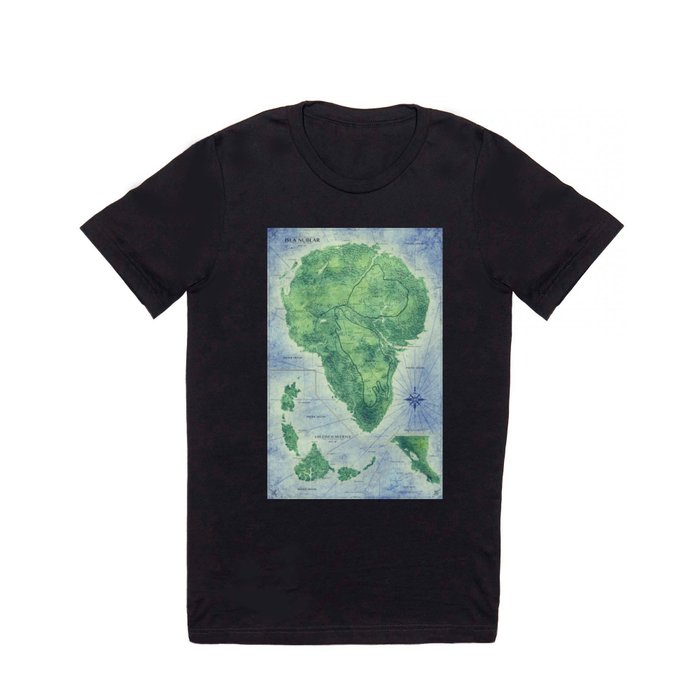 Jurassic Park - Map - Colour T Shirt