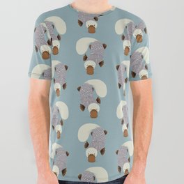 Whimsical Platypus All Over Graphic Tee