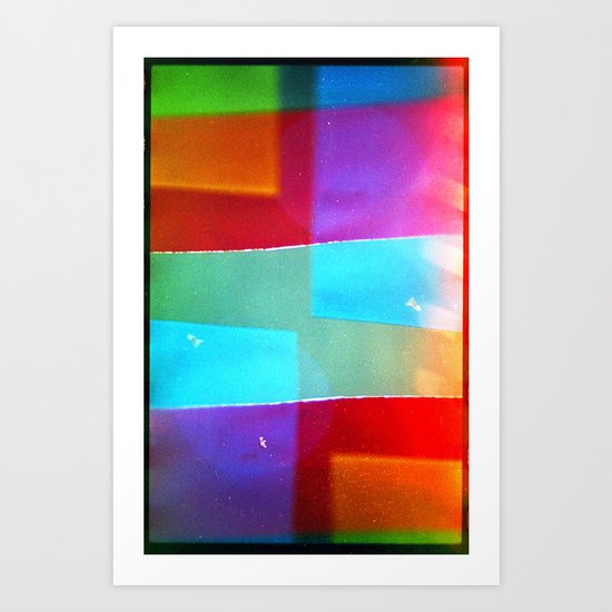 constructs #3 (35mm multiple exposure) Art Print