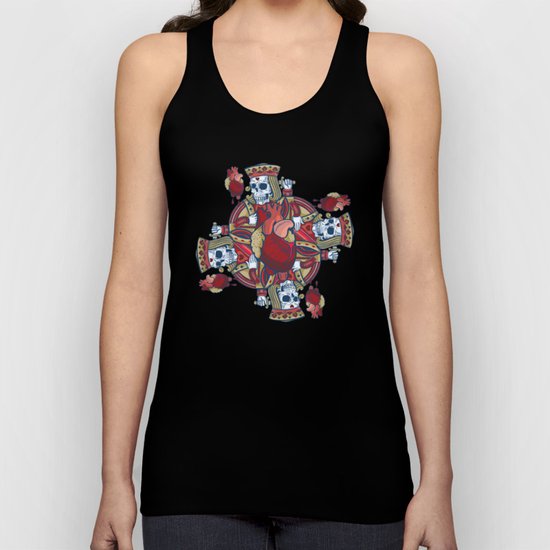 The King Of Bleeding Hearts Unisex Tank Top