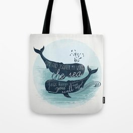 Moby Whale Tote Bag