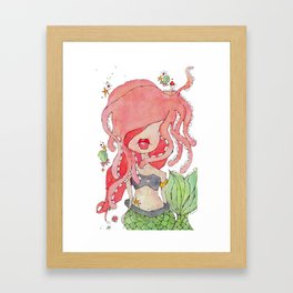 suki -- part of the merm story. Framed Art Print