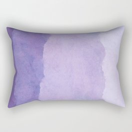 Ombre Waves in Purple Rectangular Pillow