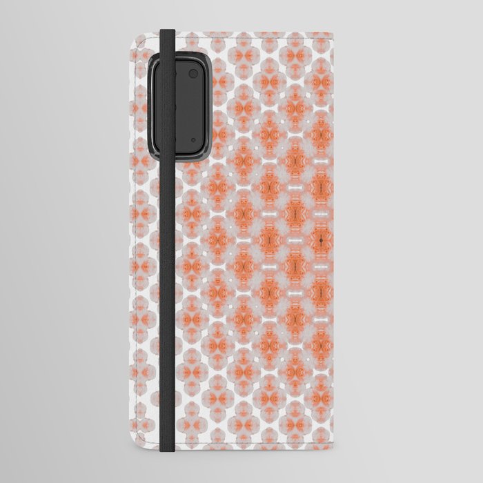 Photographic aesthetic orange garden rose flower bud Android Wallet Case