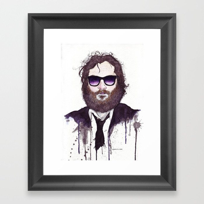 Joaquin Phoenix Framed Art Print