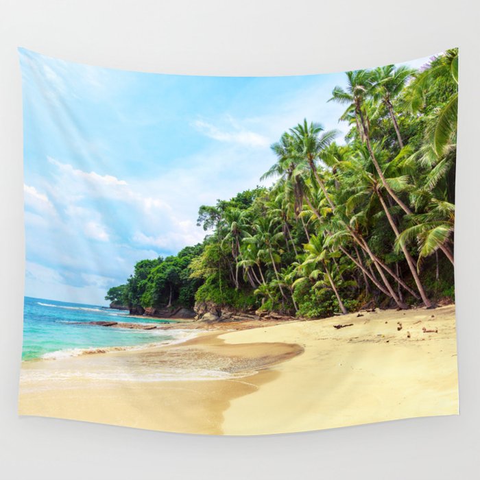 Tropical Beach - Landscape Nature Photography Wall Tapestry