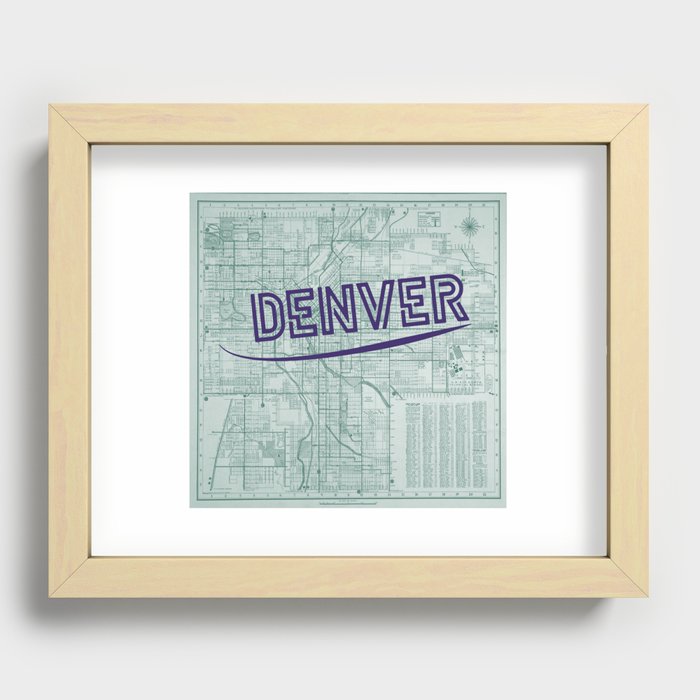 Denver Recessed Framed Print