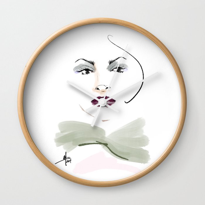 Fashionable Intentions Wall Clock