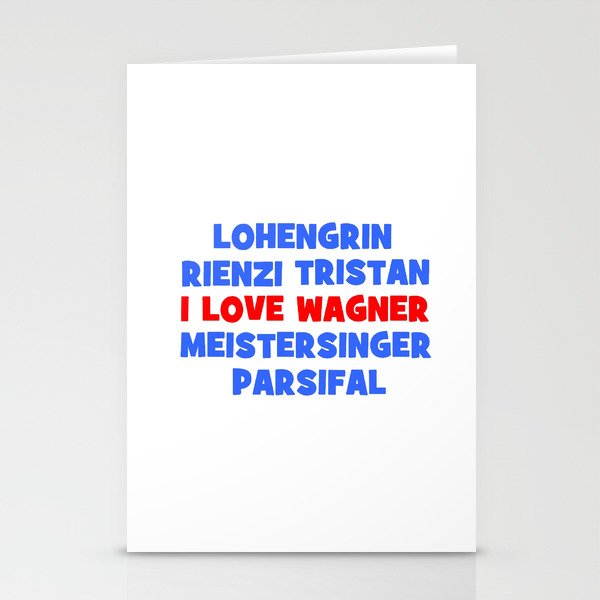 I love Wagner Stationery Cards