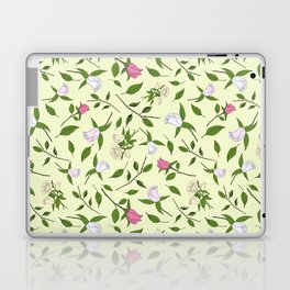 Romance of Rosebuds~Sea Green Laptop Skin