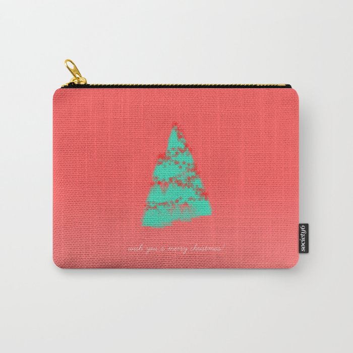 wish you a merry christmas! Carry-All Pouch