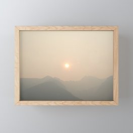 Smoke Framed Mini Art Print