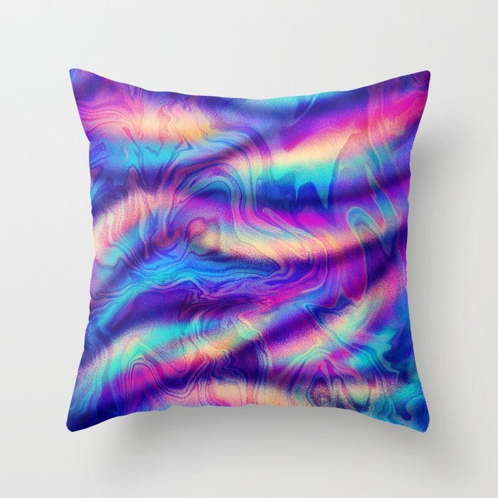 Waves of Emotion Throw Pillow