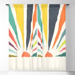 Rainbow ray Blackout Curtain