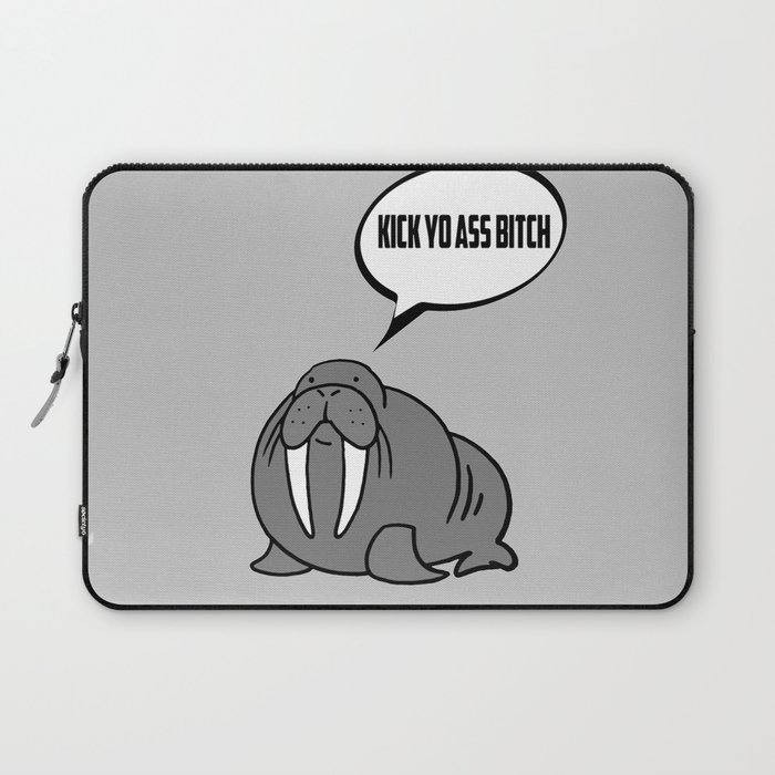 Angry Walrus Laptop Sleeve