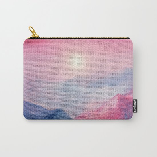 Pastel vibes watercolor 01 Carry-All Pouch